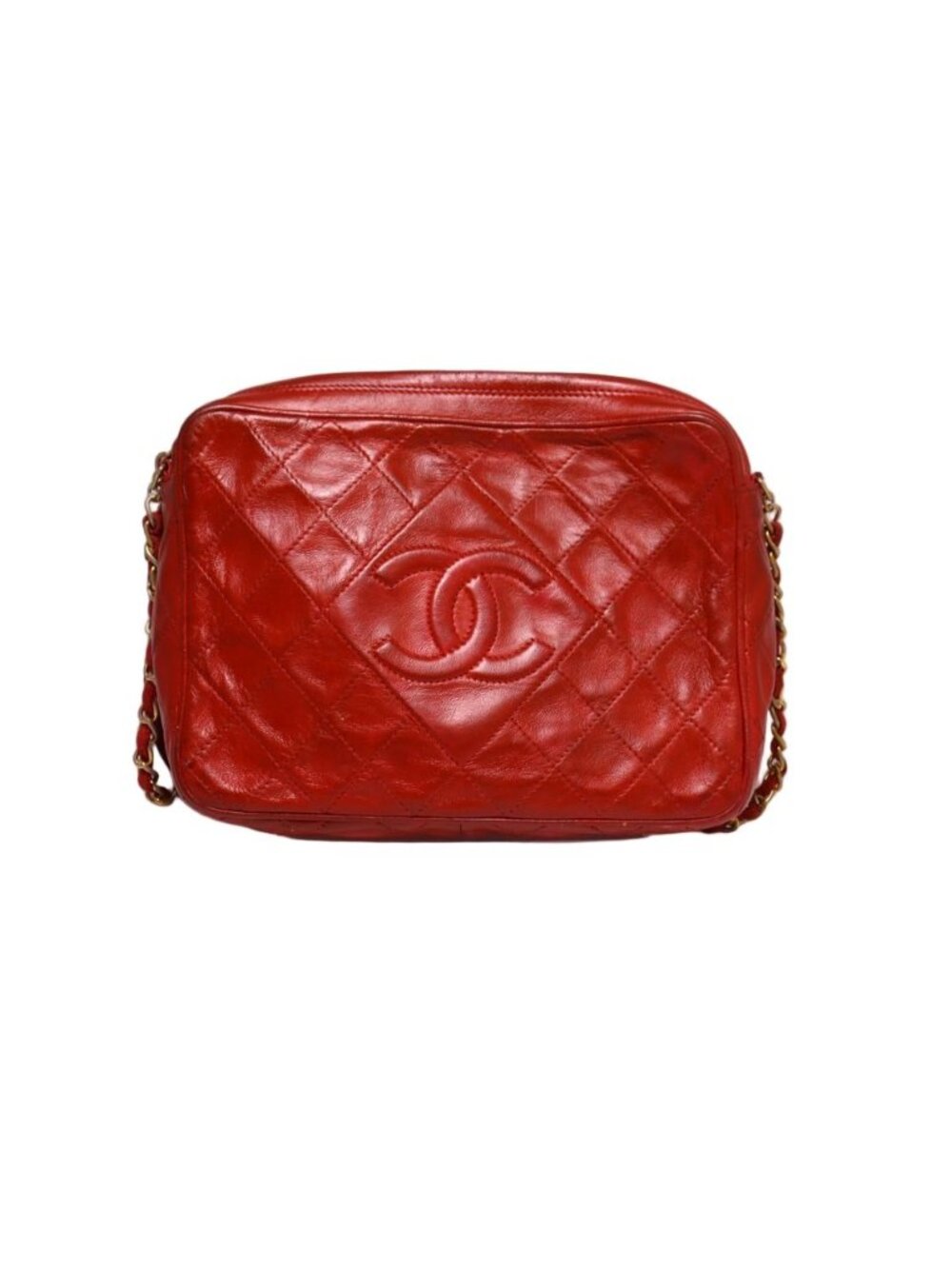 Chanel Lambskin Quilted Chain Shoulder